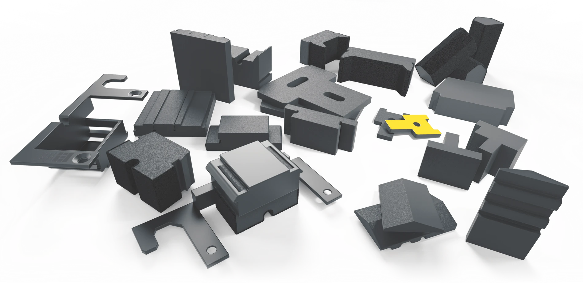 Range of custom EPDM foam seal components